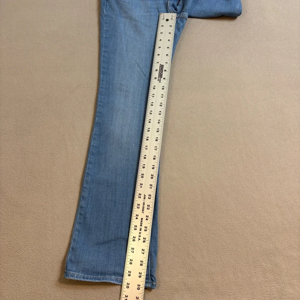 Levis 725 High Rise Bootcut Jeans Women Sz 29  Inseam 30 Medium Wash Blue Denim - Picture 10 of 12
